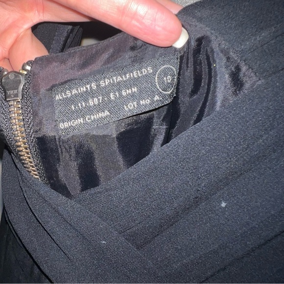 ALLSAINTS SPITALFIELDS Cotton/Silk Blend Dress - Picture 7 of 7